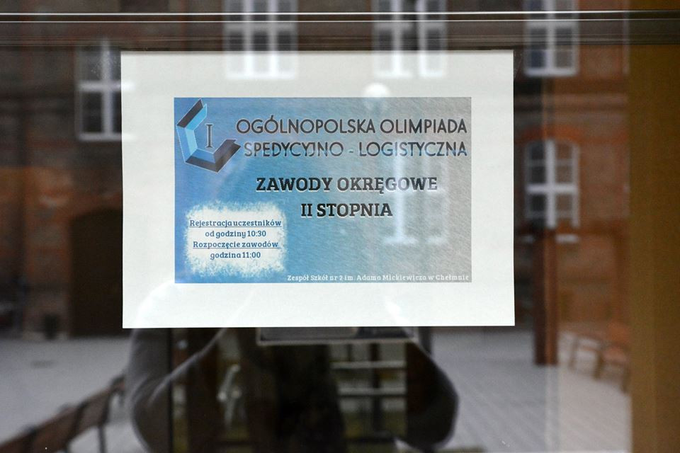 Okręgowy etap I Ogólnopolskiej Olimpiady Spedycyjno-Logistycznej w Zespole Szkół nr 2