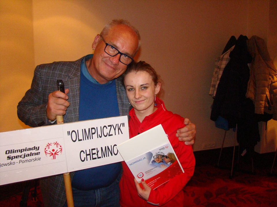 Wręczenie nominacji dla Magdaleny Podlasińskiej, która weźmie udział w Światowych Zimowych Igrzyskach Olimpiad Specjalnych w Austrii