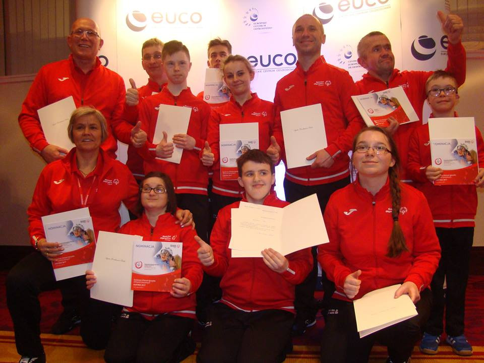 Wręczenie nominacji dla Magdaleny Podlasińskiej, która weźmie udział w Światowych Zimowych Igrzyskach Olimpiad Specjalnych w Austrii