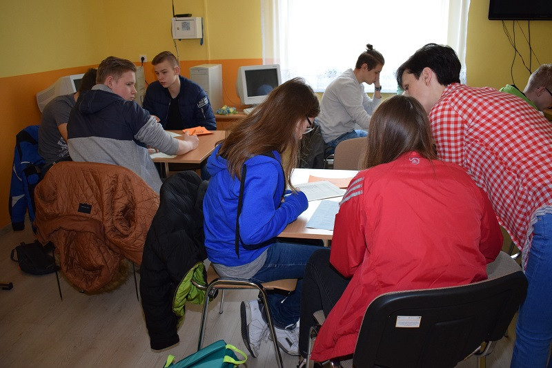 Spotkanie z ciekawymi zawodami - warsztaty w Zespole Szkół Centrum Kształcenia Praktycznego w Grubnie