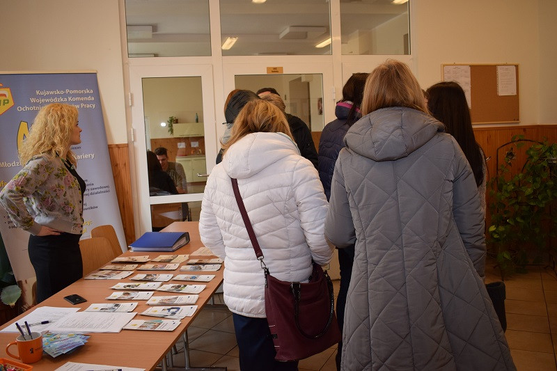 Spotkanie z ciekawymi zawodami - warsztaty w Zespole Szkół Centrum Kształcenia Praktycznego w Grubnie