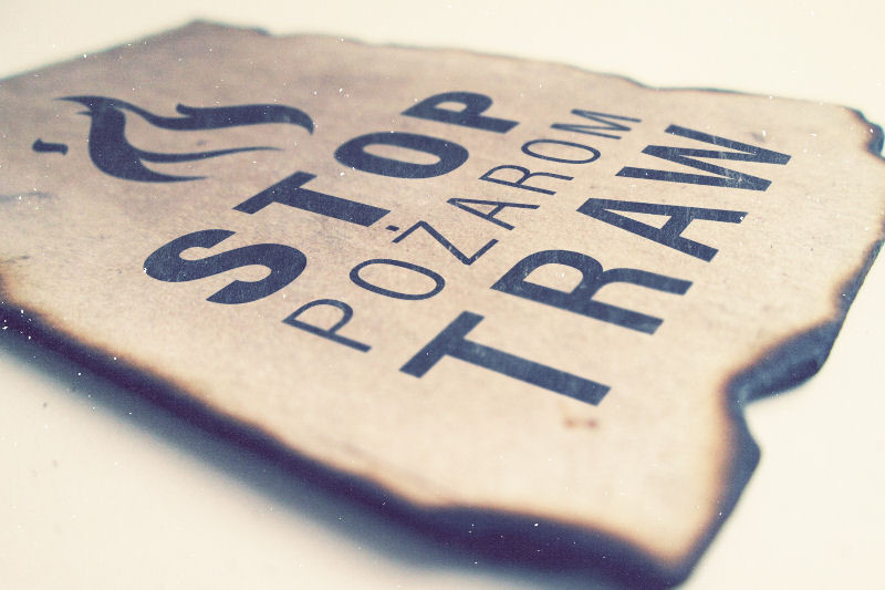 Stop wypalaniu traw - kampania społeczna powiat chełmiński