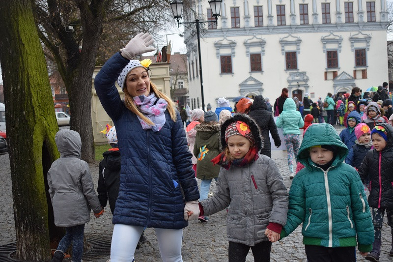 Happening z okazji Światowego Dnia Zespołu Downa i powitania WIOSNY