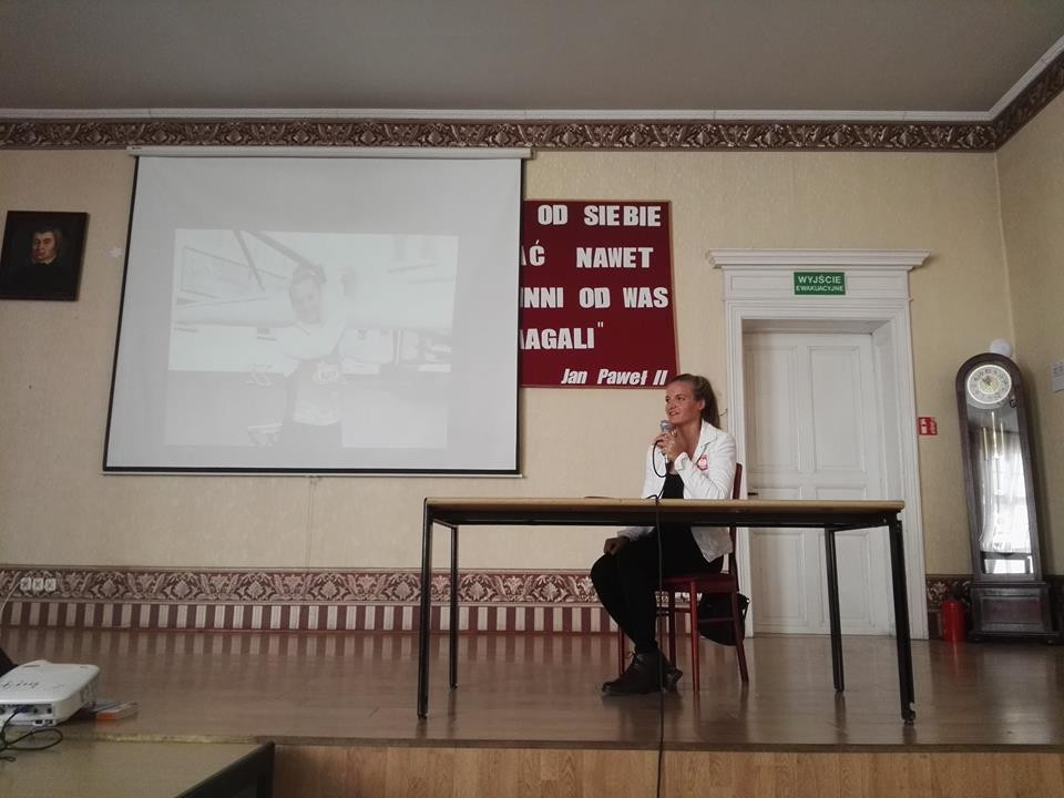 Spotkanie z Moniką Ciaciuch-brązową medalistką z Rio w Zespole Szkół nr 2