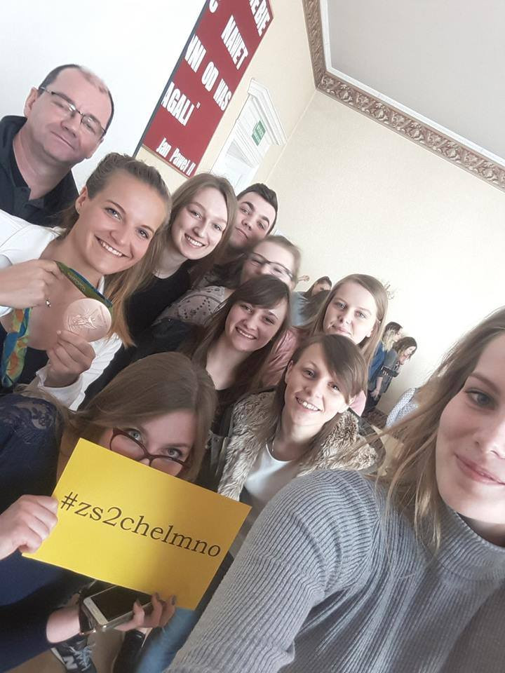 Spotkanie z Moniką Ciaciuch-brązową medalistką z Rio w Zespole Szkół nr 2