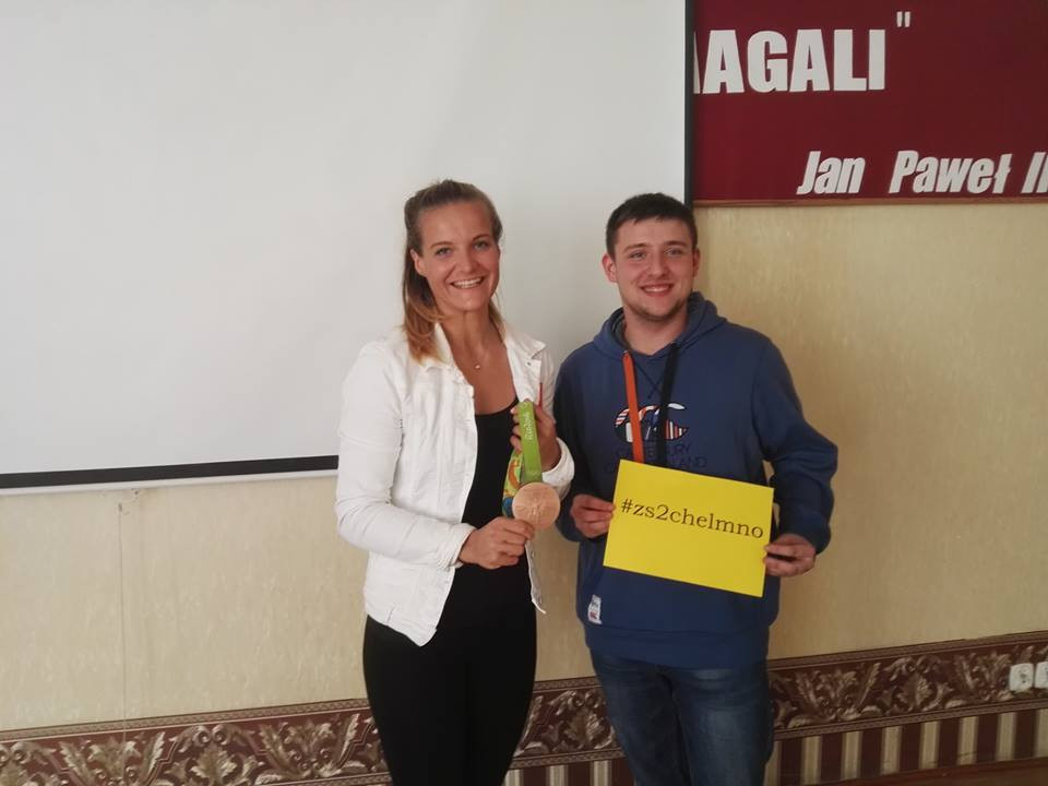 Spotkanie z Moniką Ciaciuch-brązową medalistką z Rio w Zespole Szkół nr 2