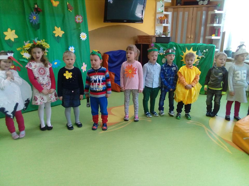 Wiosenne przedstawienie w Niepublicznym Przedszkolu 