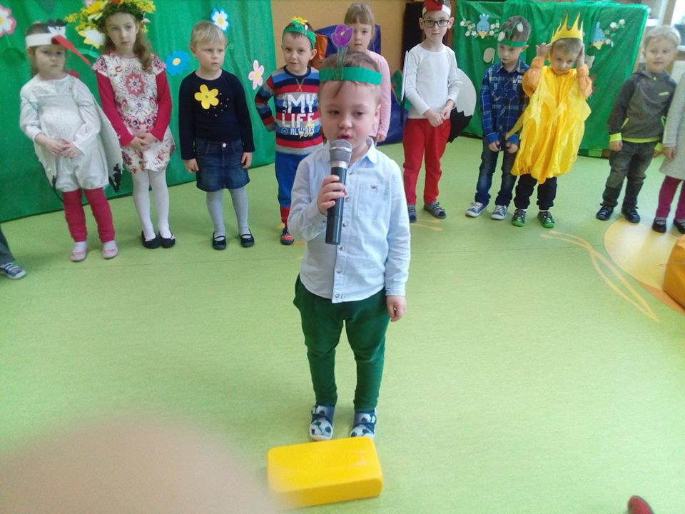 Wiosenne przedstawienie w Niepublicznym Przedszkolu 