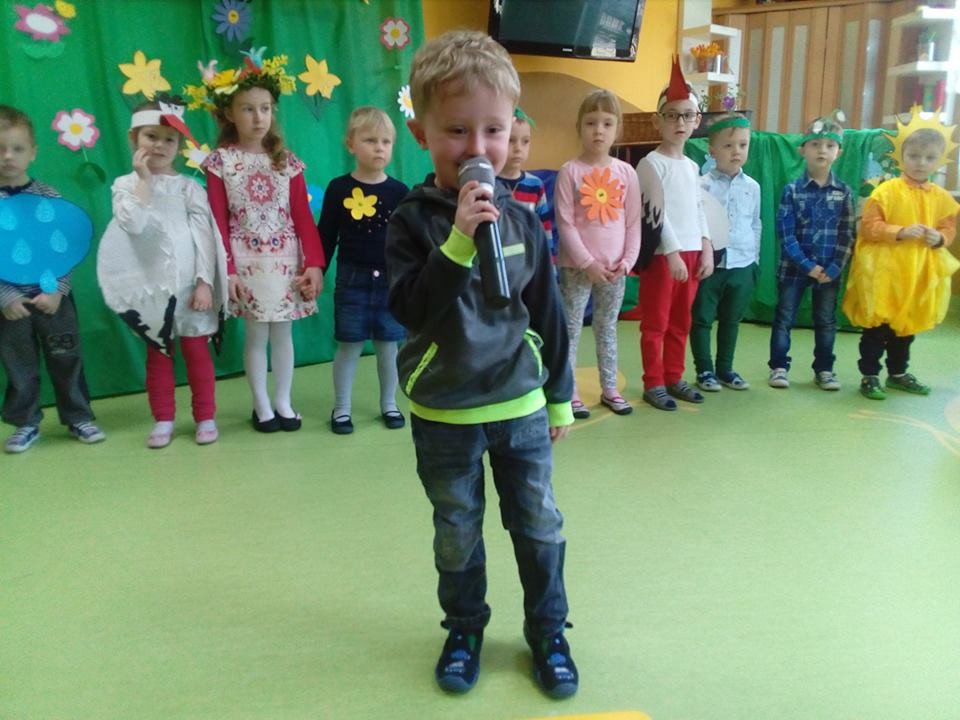 Wiosenne przedstawienie w Niepublicznym Przedszkolu 