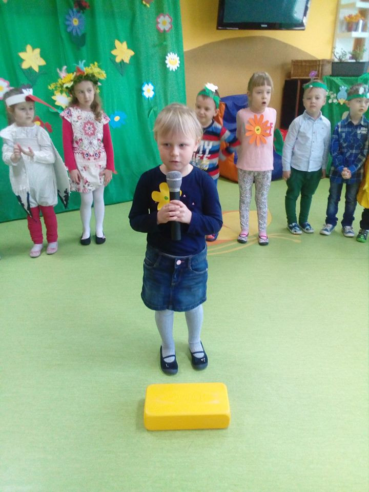 Wiosenne przedstawienie w Niepublicznym Przedszkolu 