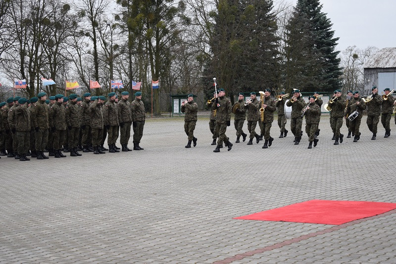 Uroczysty apel z okazji przekazania i przyjęcia obowiązków dowódcy 3. Batalionu Drogowo-Mostowego