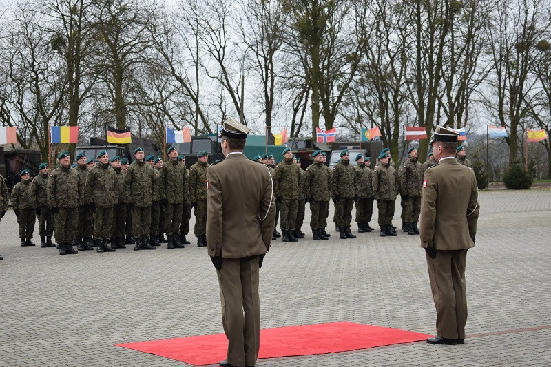Uroczysty apel z okazji przekazania i przyjęcia obowiązków dowódcy 3. Batalionu Drogowo-Mostowego