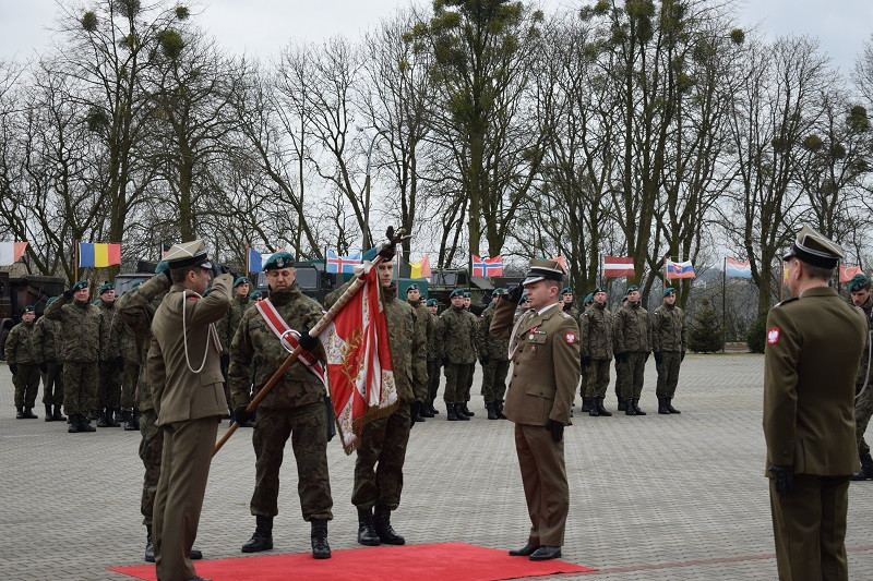 Uroczysty apel z okazji przekazania i przyjęcia obowiązków dowódcy 3. Batalionu Drogowo-Mostowego