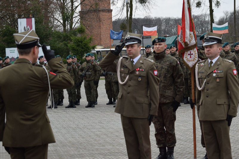 Uroczysty apel z okazji przekazania i przyjęcia obowiązków dowódcy 3. Batalionu Drogowo-Mostowego