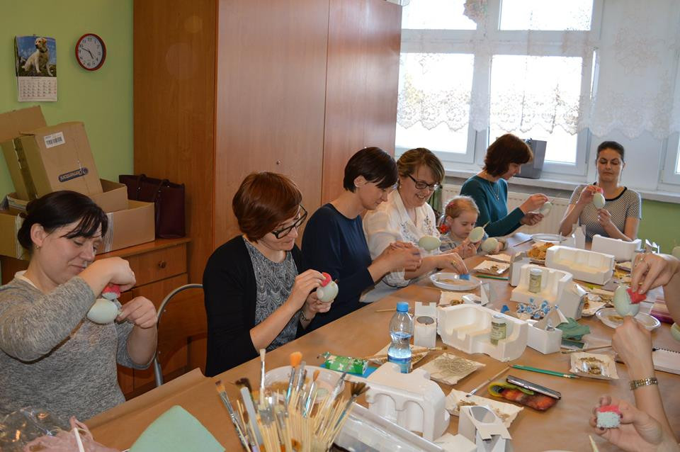 Warsztaty decoupage w Chełmińskim Domu Kultury