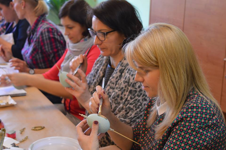 Warsztaty decoupage w Chełmińskim Domu Kultury