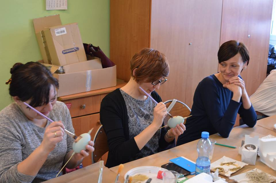 Warsztaty decoupage w Chełmińskim Domu Kultury