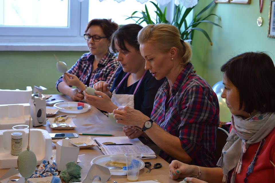 Warsztaty decoupage w Chełmińskim Domu Kultury