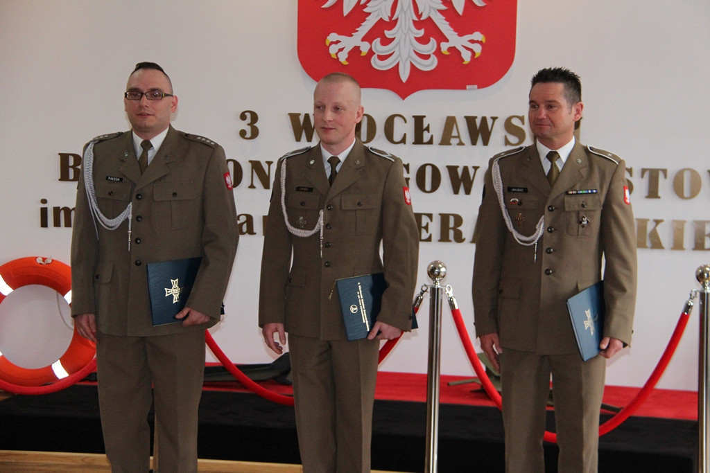 Pożegnanie żołnierzy odchodzących z 3 Batalionu Drogowo-Mostowego