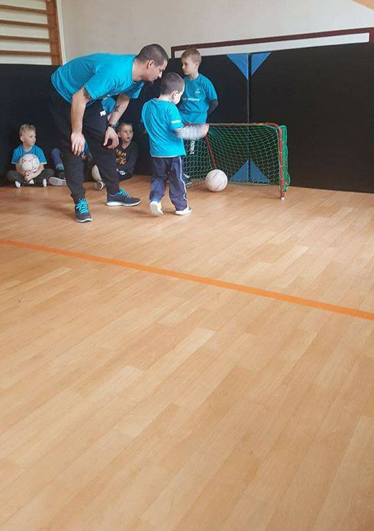 Trening Młodych Sportowców z Klubu Olimpiad Specjalnych 