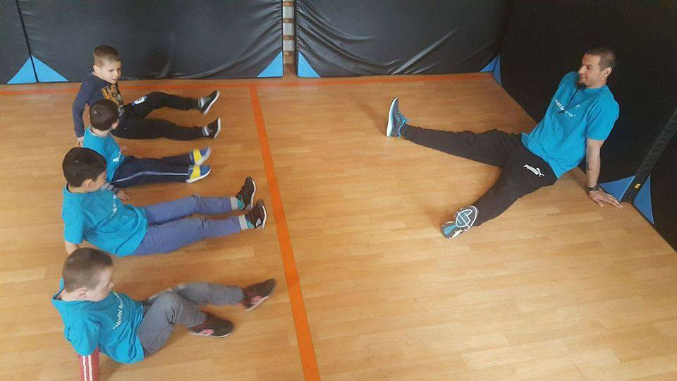 Trening Młodych Sportowców z Klubu Olimpiad Specjalnych 