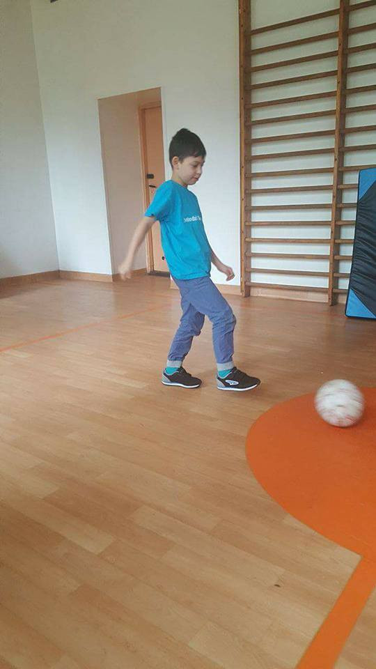 Trening Młodych Sportowców z Klubu Olimpiad Specjalnych 