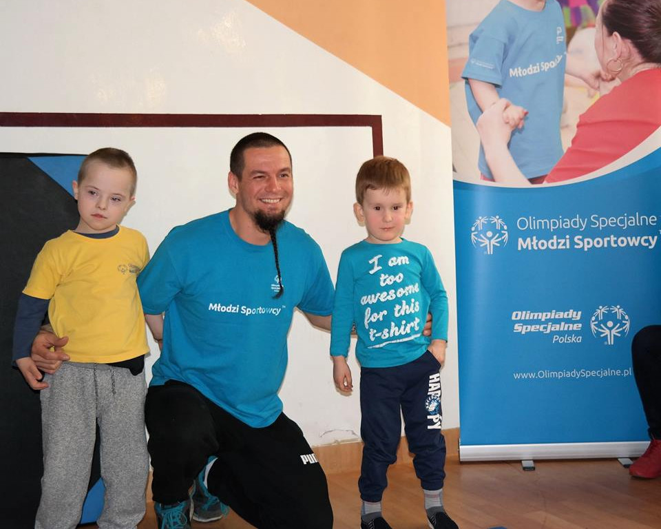 Trening Młodych Sportowców z Klubu Olimpiad Specjalnych 