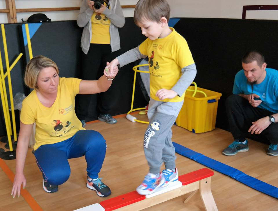 Trening Młodych Sportowców z Klubu Olimpiad Specjalnych 