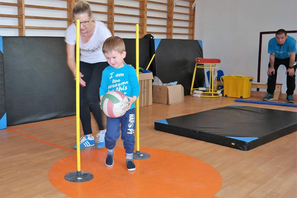 Trening Młodych Sportowców z Klubu Olimpiad Specjalnych 