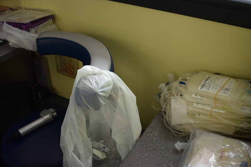 Pobór krwi przed Urzędem Miasta Chełmna w ramach akcji: 