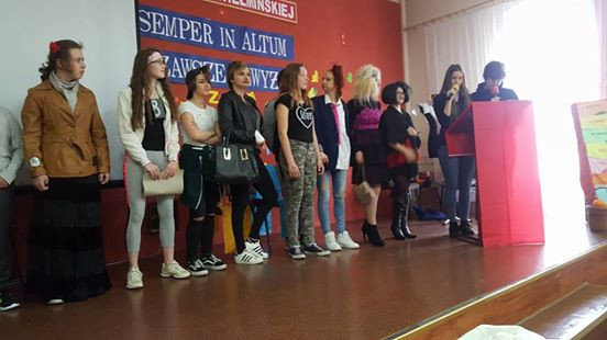 Wesołe wybory Miss i Mistera Szkoły w Gimnazjum nr 1