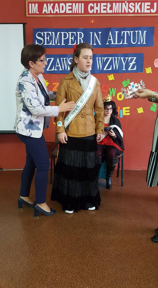Wesołe wybory Miss i Mistera Szkoły w Gimnazjum nr 1
