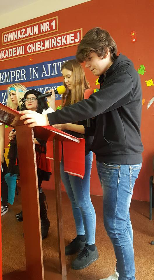 Wesołe wybory Miss i Mistera Szkoły w Gimnazjum nr 1