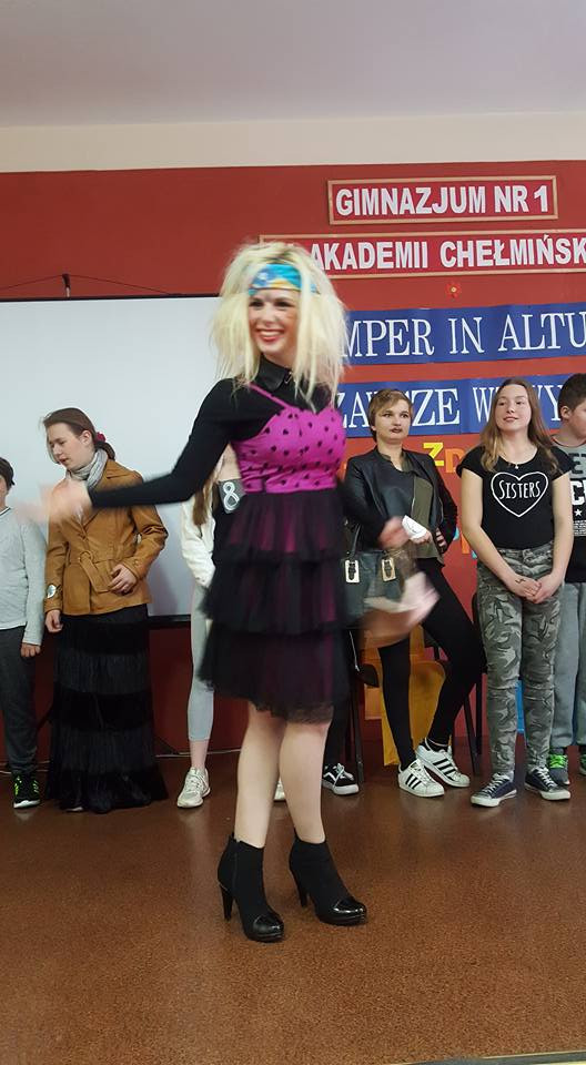 Wesołe wybory Miss i Mistera Szkoły w Gimnazjum nr 1