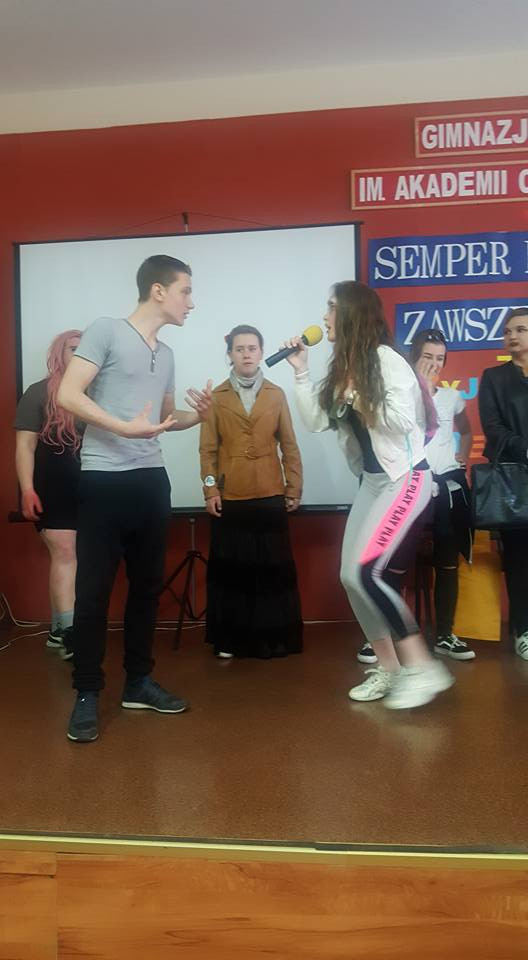Wesołe wybory Miss i Mistera Szkoły w Gimnazjum nr 1