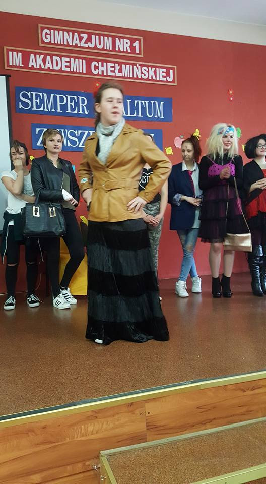 Wesołe wybory Miss i Mistera Szkoły w Gimnazjum nr 1