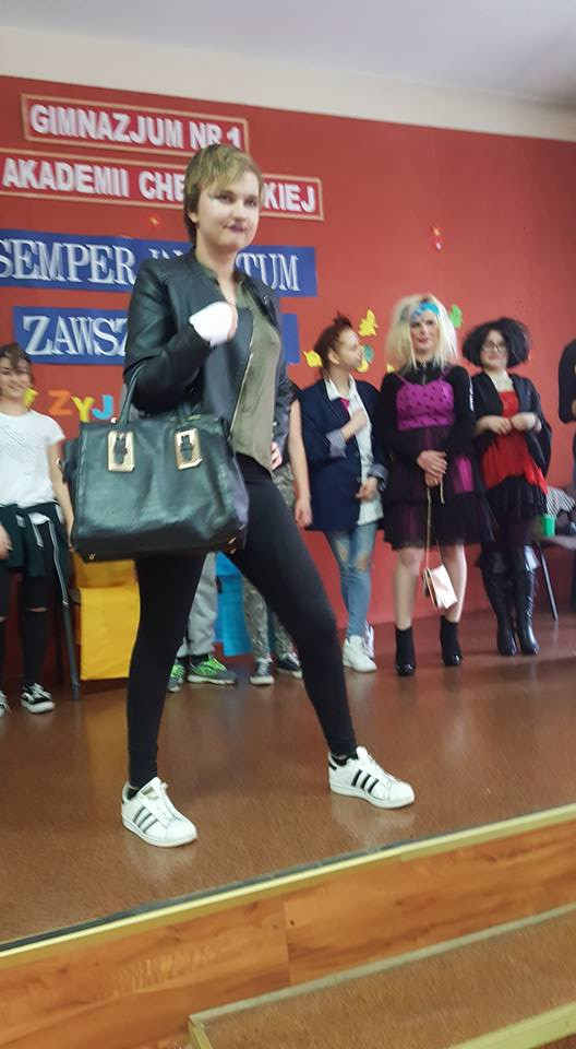 Wesołe wybory Miss i Mistera Szkoły w Gimnazjum nr 1