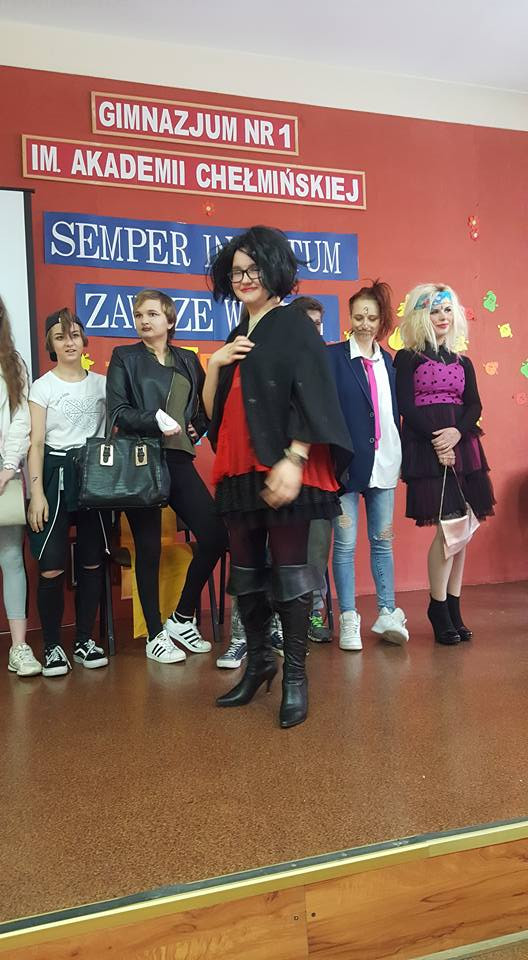 Wesołe wybory Miss i Mistera Szkoły w Gimnazjum nr 1