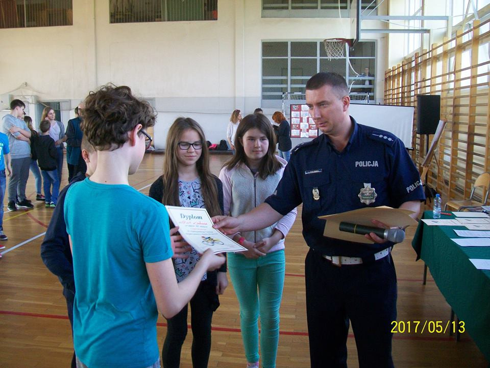 3 miejsce uczniów SP4 w okręgowym konkursie: 