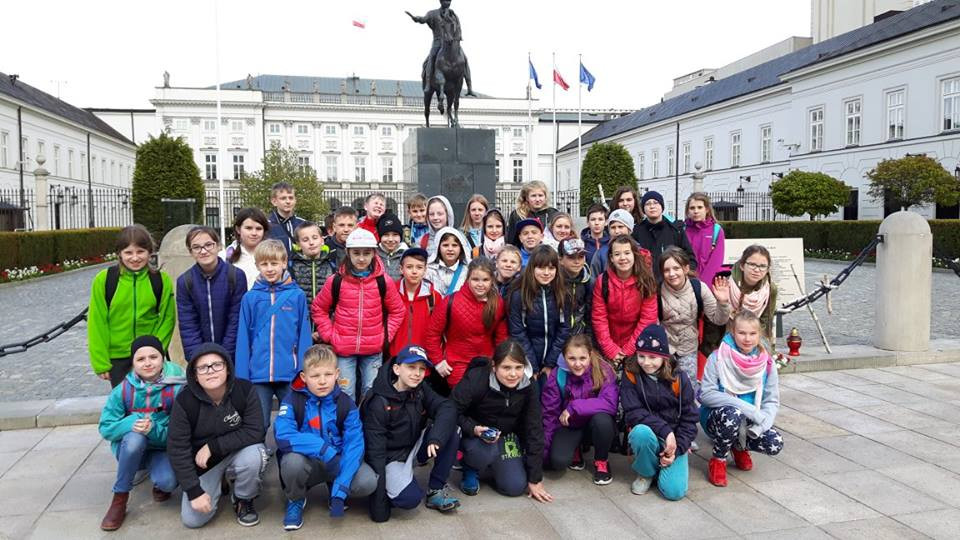 Wycieczka do Warszawy uczniów klasy Va i Vb ze Szkoły Podstawowej nr 4