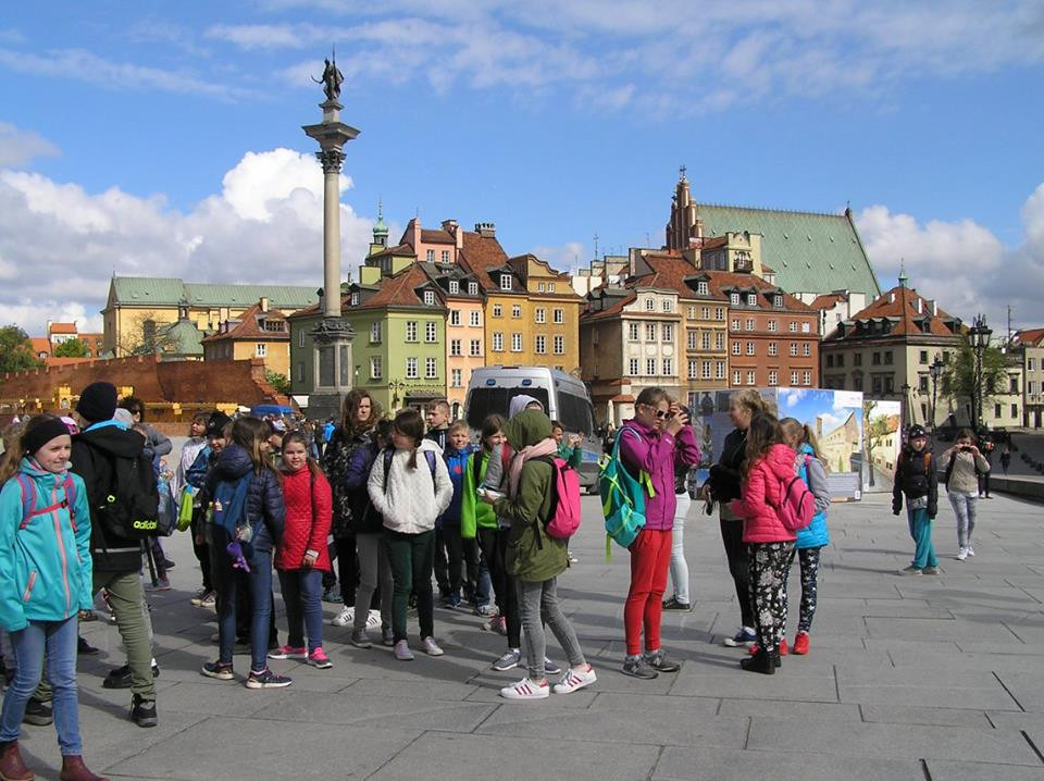 Wycieczka do Warszawy uczniów klasy Va i Vb ze Szkoły Podstawowej nr 4