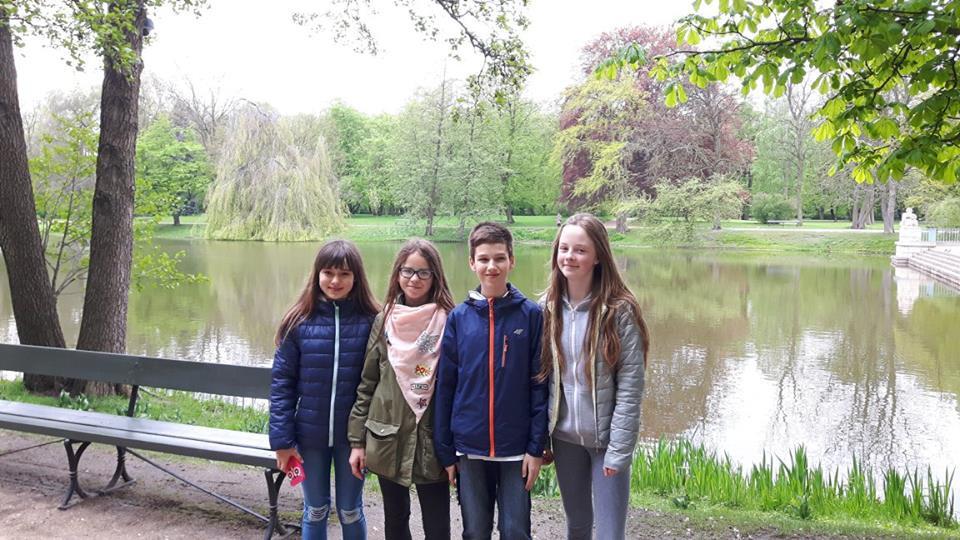 Wycieczka do Warszawy uczniów klasy Va i Vb ze Szkoły Podstawowej nr 4