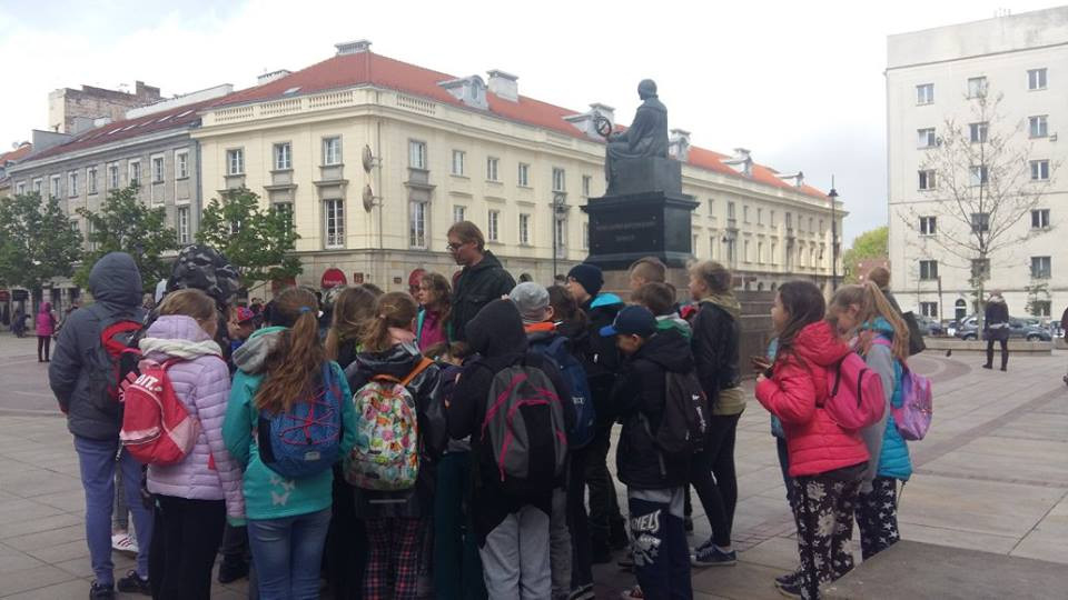 Wycieczka do Warszawy uczniów klasy Va i Vb ze Szkoły Podstawowej nr 4