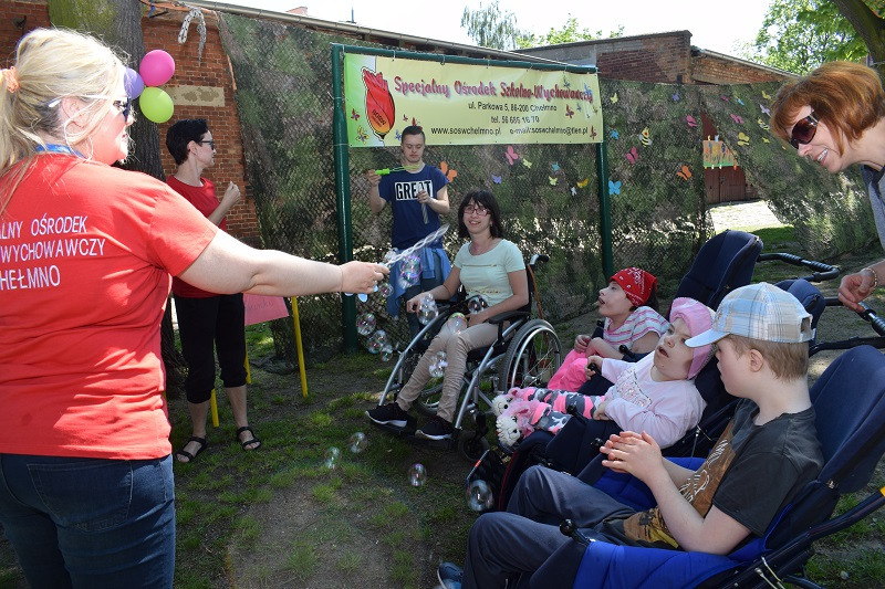 Piknik Integracyjny dla dzieci i młodzieży niepełnosprawnej w Specjalnym Ośrodku Szkolno-Wychowawczym