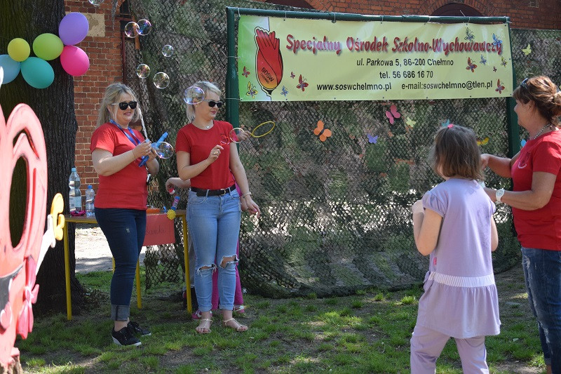 Piknik Integracyjny dla dzieci i młodzieży niepełnosprawnej w Specjalnym Ośrodku Szkolno-Wychowawczym