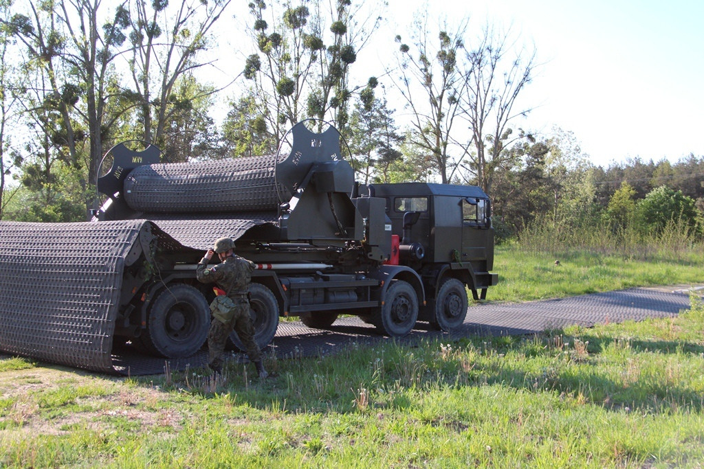 MOST-17 3 Włocławski Batalion Drogowo-Mostowy poddany ćwiczeniu sprawdzającemu