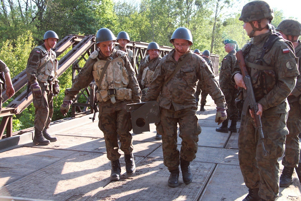 MOST-17 3 Włocławski Batalion Drogowo-Mostowy poddany ćwiczeniu sprawdzającemu