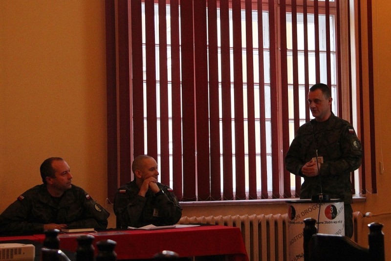 Odprawa Rozliczeniowo-Zadaniowa oraz pożegnanie st. kpr. Piotra Grandy w 3 Batalionie Drogowo-Mostowym