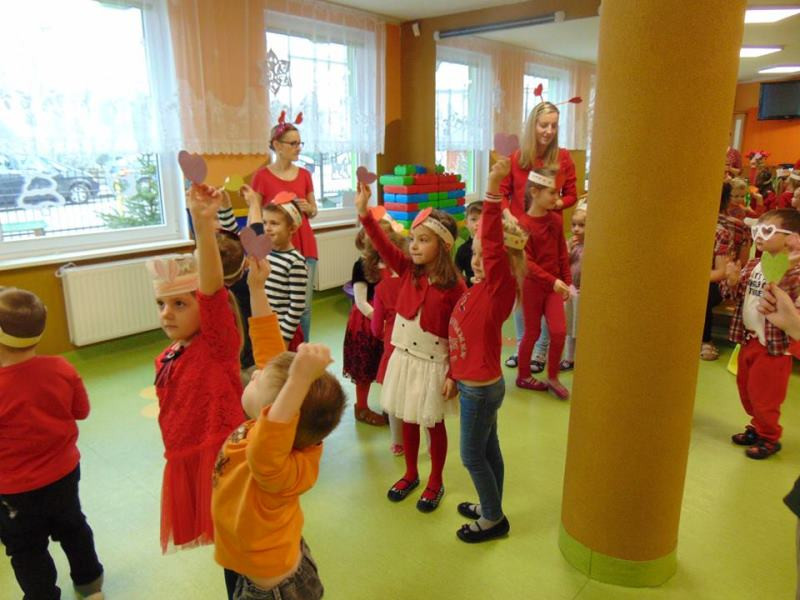 Wesołe Walentynki u przedszkolaków z 