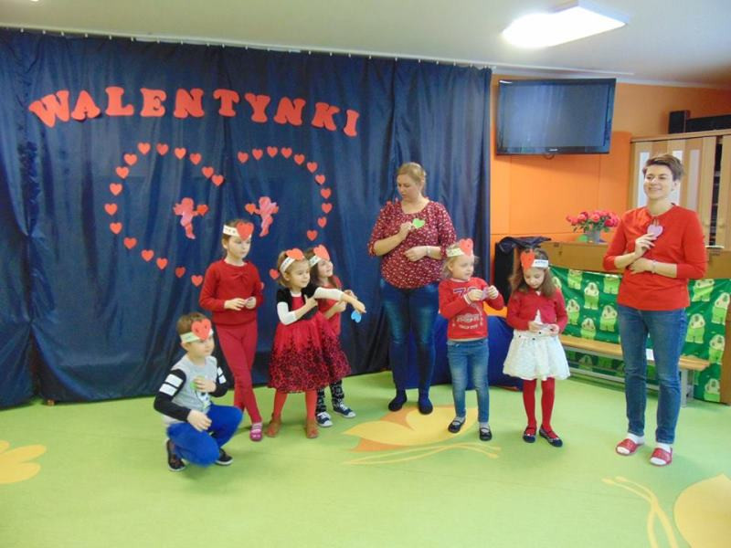Wesołe Walentynki u przedszkolaków z 